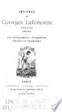 Œuvres de Georges Lafenestre