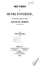 Œuvres de Henri Fonfrède: De la société, du gouvernment, et de l'administration