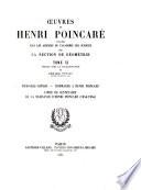 Œuvres de Henri Poincaré