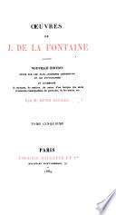 Œuvres de J. de La Fontaine: Contes et nouvelles