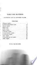 Œuvres de J. de La Fontaine: Théâtre: L'eunuque, comédie. Les rieures du Beau-Richard, ballet. Clymène, comédie. Daphné, opéra. Galatée, opéra. Ragotin, comédie. Le Florentin, comédie. La coupe enchantée, comédie. Le veau perdu, comédie. Astrée, tragédie. Je vous prends sans verd, comédie. Achille, tragédie