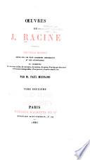 Œuvres de J. Racine