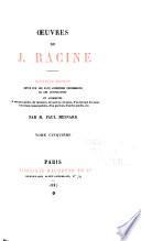 Œuvres de J. Racine