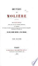 Œuvres de Molière: Le bourgeois gentilhomme, comédie-ballet. Psyché, tragédieballet. Les fourberies de Scapin, comédie. La comtesse d'Escarbagnas, comédie