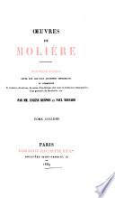 Œuvres de Molière: Notice biographique