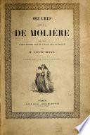 Œuvres de Molière, précédées d'une notice sur sa vie et ses ouvrages par M. Sainte-Beuve. Vignettes par T. Johannot
