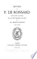 Œuvres de P. de Ronsard, gentilhomme vandomois