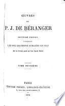 Œuvres de P. J. de Béranger