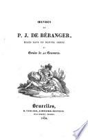 Œuvres de P. J. de Béranger, mises dans un nouvel ordre et ornées de 40 gravures