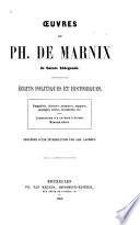 Œuvres de Ph. de Marnix de Sainte Aldegonde
