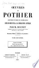 Œuvres de Pothier