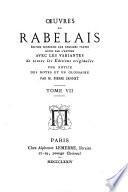 Œuvres de Rabelais