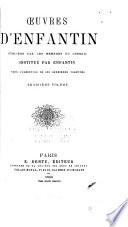 Œuvres de S.-S. & d'Enfantin