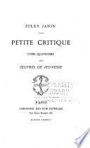 Œuvres diverses de Jules Janin
