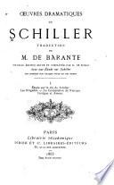 Œuvres dramatiques de Schiller