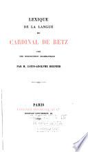 Œuvres du crdinal de Retz