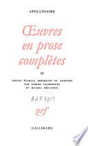 Œuvres en prose