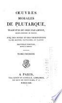 Œuvres morales de Plutarque
