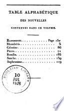 Œuvres. Nouvelles