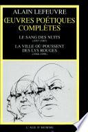 Œuvres poétiques complètes