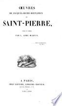 Œuvres posthumes de Jacques-Henri-Bernardin de Saint-Pierre