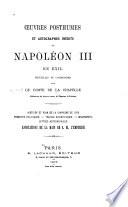 Œuvres posthumes et autographes inédits du Napoléon III en exil
