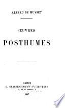 Œuvres posthumes