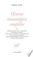 Œuvres romanesques complètes