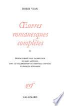 Œuvres romanesques complètes