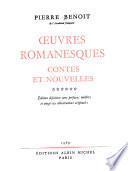 Œuvres romanesques