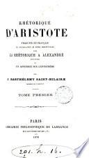 Œuvres (tr. par J. Barthélemy Saint-Hilaire). [32 vols. The Politique is of the 2nd ed.].
