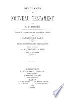 Synonymes du Nouveau Testament