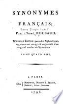 Synonymes français