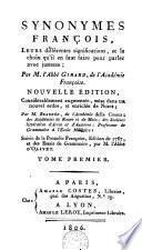 Synonymes français