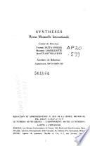 Synthèses