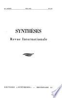 Synthèses