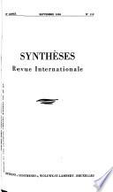 Synthèses