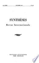 Synthèses