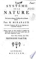 Systême de la nature