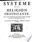 Système de la religion protestante