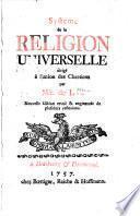 Système de la réligion universelle dirigé à l'union des chretiens