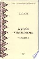 Système verbal rifain
