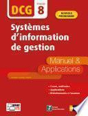 Systèmes d'information de gestion - DCG Epreuve 8 - Manuel et applications (Epub 3RF) - 2020