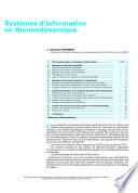 Systèmes d’information en thermodynamique