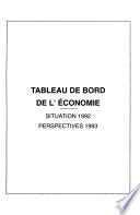 Tableau de bord de l'économie