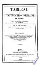 Tableau de l'instruction primaire en France