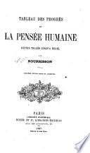 Tableau des progrès de la pensée humaine depuis Thalès jusqu'à Hegel