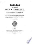 Tableau du serment de S. M. Charles X.