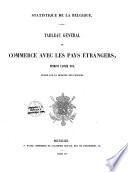 Tableau général du commerce avec les pays étrangers