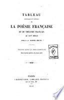 Tableau historique et critique de la poesie francaise et du theatre francais au 16. siecle par C.-A. Sainte-Beuve